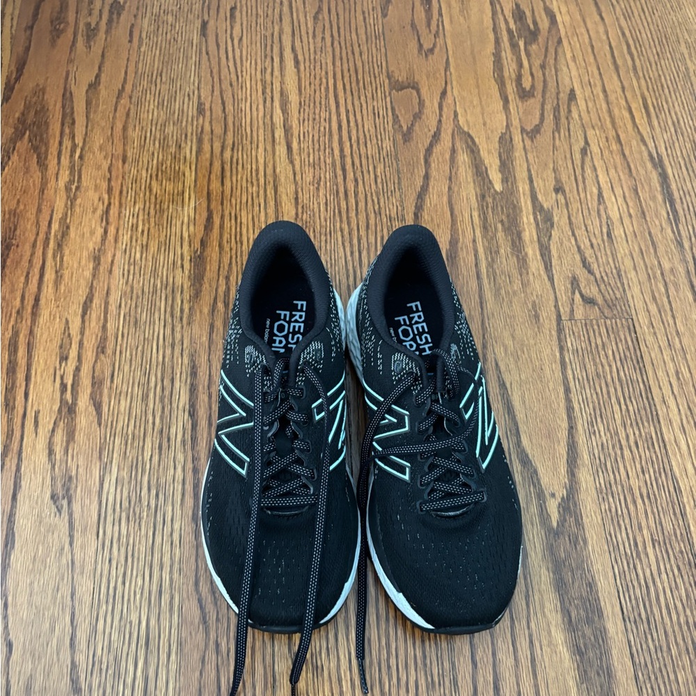 New Balance Black and White Athletic Shoes